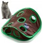 Интерактивная игрушка-туннель для кошек, 9 отверстий, 32х32см, 105705