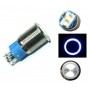 Кнопка 16мм фиксирующаяся, 12-24В, синий LED, 5pin, 16A-DZ, 105738