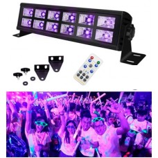 Світлодіодна панель УФ 12LED 36Вт 50см Диско стробоскоп світломузика DMX512 Світлодіодна панель УФ 12LED 36Вт 50см Диско стробоскоп світломузика DMX512