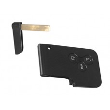 Ключ карта, корпус під чіп, 3кн, Renault Megane