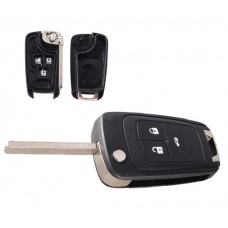 Викидний ключ, корпус під чіп, 3кн, Opel Astra 3, HU100