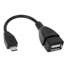 Кабель USB OTG, перехідник із MicroUSB на USB, 14см