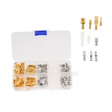 Набір клем 150шт кабельних наконечників та ізоляторів, ніж, круглий