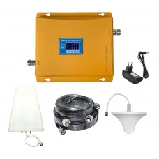 GSM + 3G репітер, підсилювач зв'язку 900 МГц та інтернету WCDMA 2100 МГц