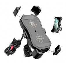 Утримувач телефону на кермо 4.7-7" з USB зарядкою QC3.0, Kewig M11 Утримувач телефону на кермо 4.7-7" з USB зарядкою QC3.0, Kewig M11