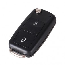 Викидний ключ запалювання, заготівля корпус під чіп, 2 кнопки, VW