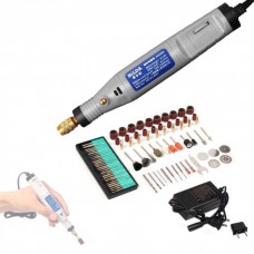 Бормашина гравер міні 18В HILDA JD5202 і комплект насадок, алмазних фрез