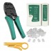 Набір мережевика Обтискання, тестер, 100 rj45 конектор, стрипер, 101845