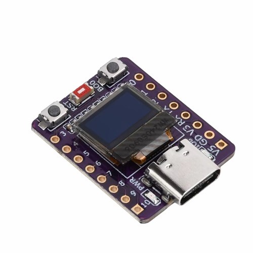 ESP32-C3 0.42' Wi-Fi Bluetooth Type-C, плата розробника, 107646