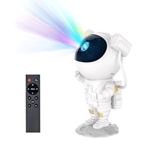 Лазерний нічник проектор зоряного неба Космонавт з ДУ та таймером, 107751