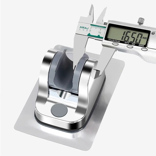 Тримач для душової лійки з регулюванням кута нахилу, клейкий настінний, 107775