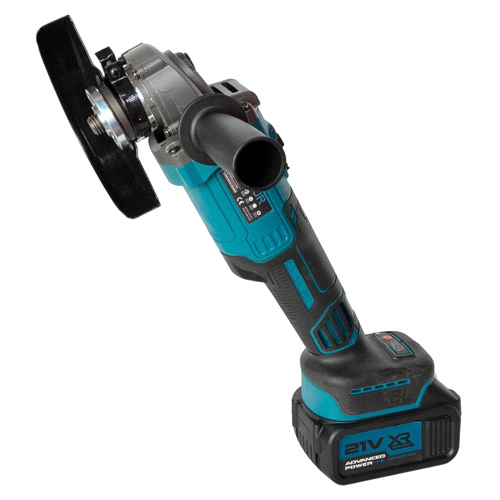 Шліфмашина кутова акумуляторна 125мм 21В 9000об/хв, набір в кейсі, Assur ASR-LD36, 107786