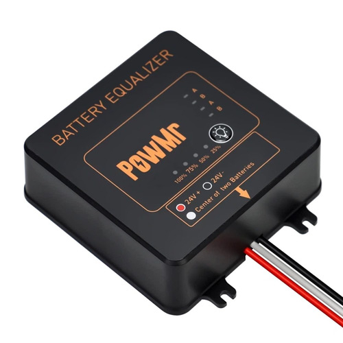 Балансир для акумуляторів AGM GEL 24В 2x12В 5А, PowMr BE24, 107801