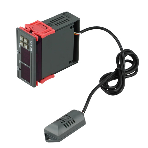 Регулятор температури та вологості цифровий 2 реле -2080С 220В 10А STC-3028, 107909