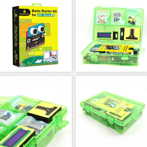 BBC Micro:bit Starter Kit стартовий набор у кейсі Keyestudio KS-4003, без плати, 107923