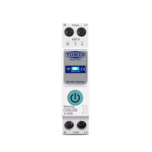 Wi-Fi розумний вимикач TOMZN TOB9S-63M 63А DIN, енергомоніторинг, 107912
