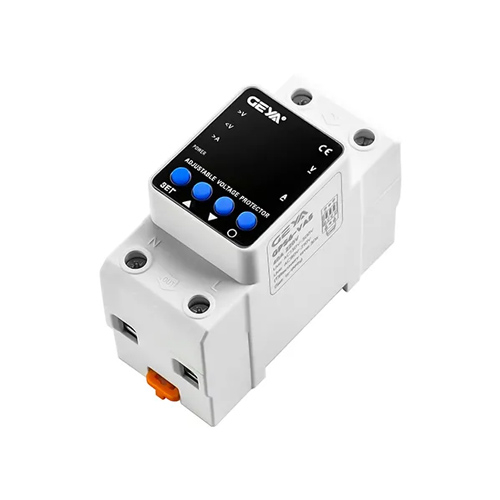 Реле контролю напруги та струму з РК, 220В, 63А, 2DIN, GEYA GPS6-VA5 2P, 107928
