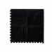 Килимок пазл плюшевий 30x30см м'який, 10шт, EVA, чорний, 108057