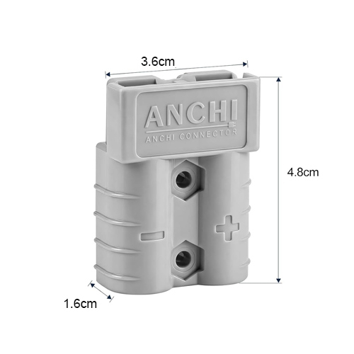 Роз'єм живлення Anderson 50А 600В, IP67, 6AWG, Anchi, 108088