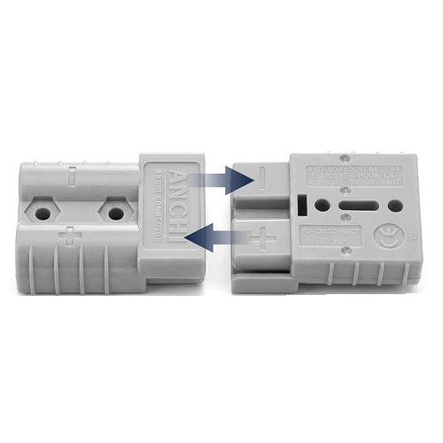 Роз'єм живлення Anderson 120А 600В, IP67, 6AWG, Anchi, 108089