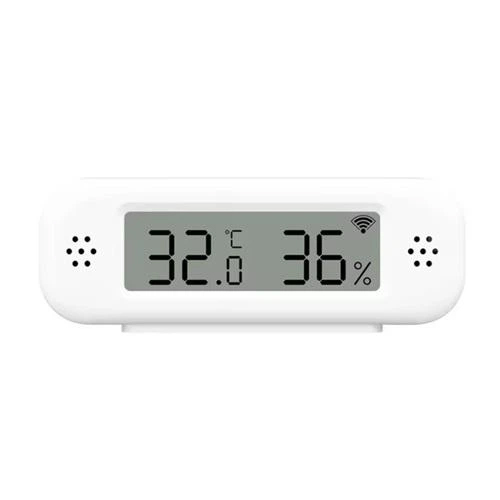 Датчик температури та вологості з РК для розумного будинку Zigbee, ZY-ZTH02Pro, 108105