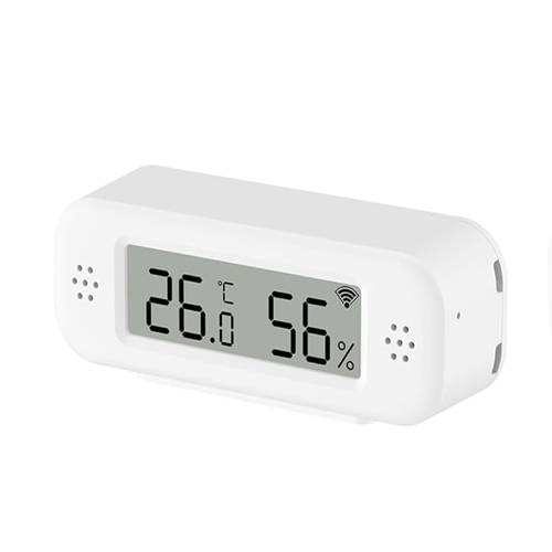 Датчик температури та вологості з РК для розумного будинку Zigbee, ZY-ZTH02Pro, 108105