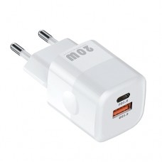 Зарядний пристрій USB Type-C QC3.0 PD 20Вт KUULAA, білий