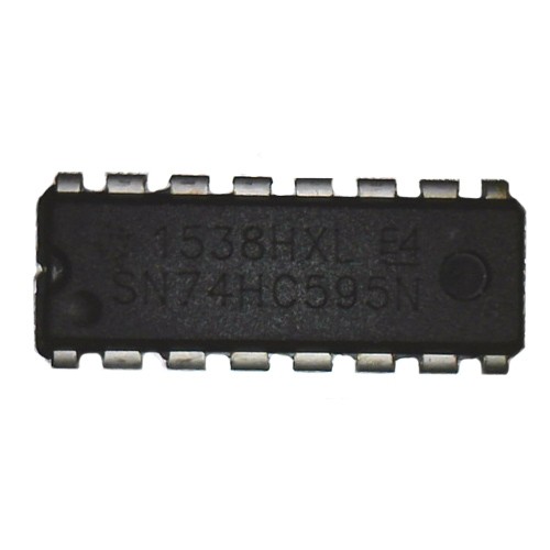 Чіп SN74HC595N 10ШТ 74HC595N DIP-16, Зсувний регістр 8-бітний, 102271