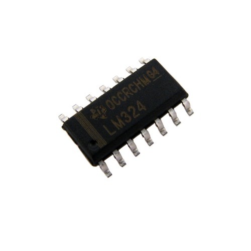 Чіп LM324DR 10ШТ LM324 SO-14, Операційний підсилювач 4-канальний, 102371