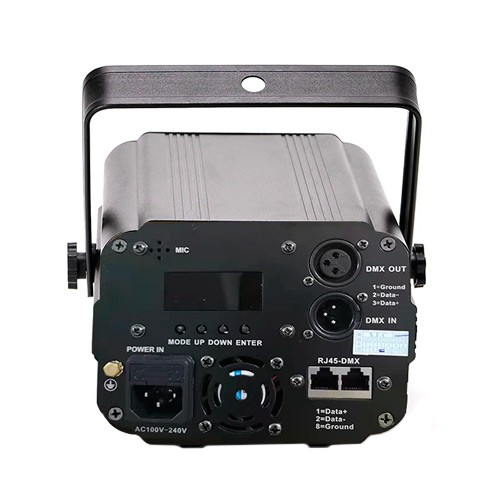 Лазерна установка RGB анімаційна 1.4Вт портативна, пульт ДК, F2800, 106784