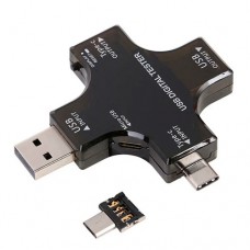 USB тестер струму напруги ємності з Bluetooth, Type-C MicroUSB, Atorch J-7C