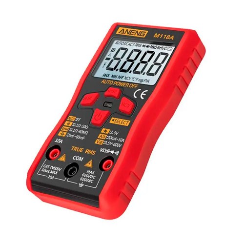 Мультиметр цифровий ANENG M118A, автовибір, True RMS, NCV, 5999 відліків, 106828