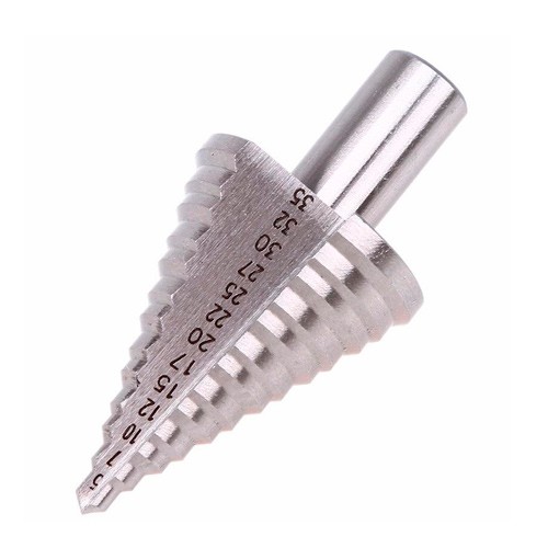 Ступінчасте крокове свердло по металу HSS 5-35мм, 107149