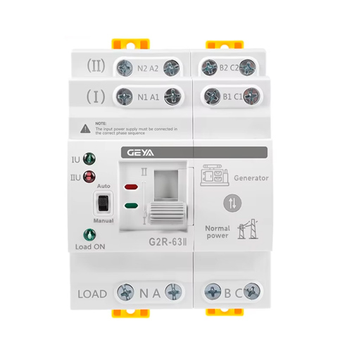 Автомат введення резерву АВР ATS 4P 63А 220В перемикач GEYA G2R-63II, 107249