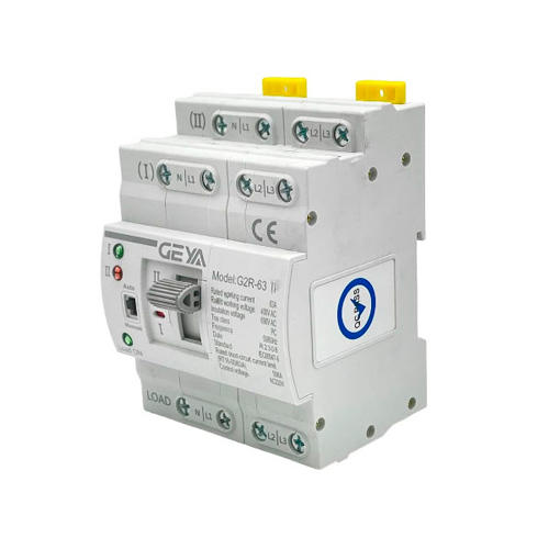 Автомат введення резерву АВР ATS 4P 63А 220В перемикач GEYA G2R-63II, 107249