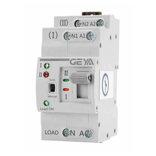 Автомат введення резерву АВР ATS 2P 63А 220В перемикач GEYA G2R-63II, 107248