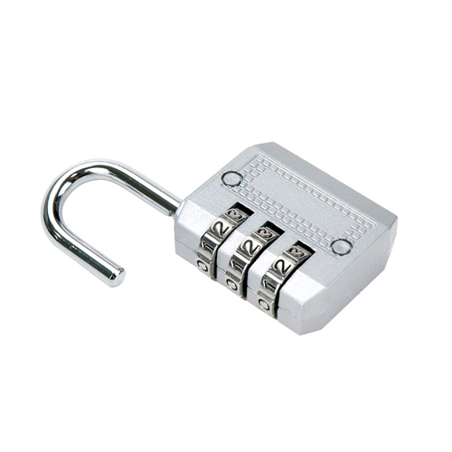 Замок навісний кодовий 27мм, 3 цифри, цинковий сплав, 107254