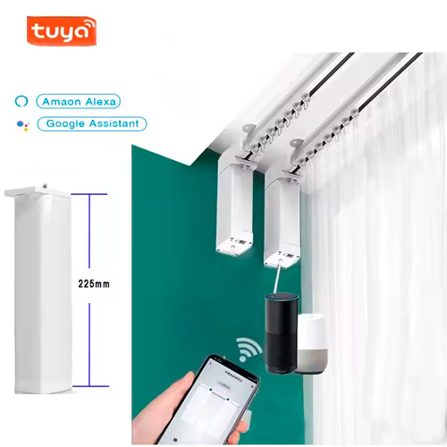 Електропривод мотор для карнизу 22.5см ZigBee CMD900E, контролер, 107319