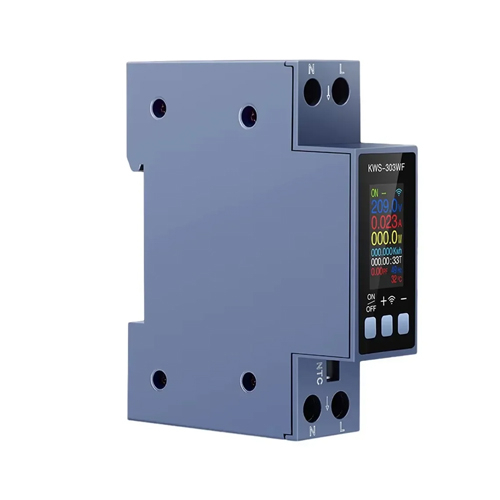 Wi-Fi лічильник електроенергії однофазний 220В 40А DIN, захисту, KWS-303WF, 107367