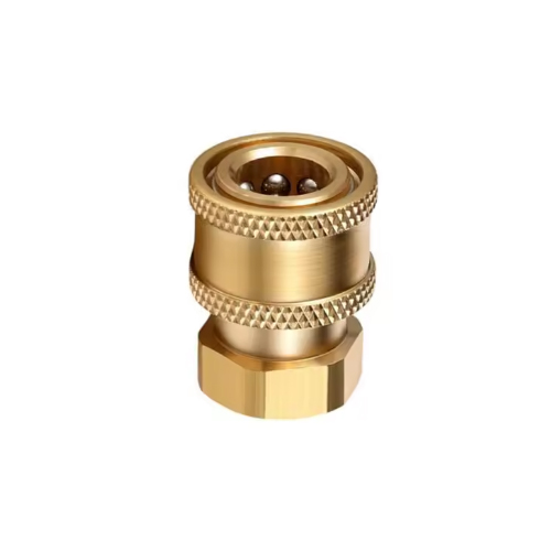 Фітинг БРС гідравлічний 1/4, ущільнення STD, для мийок високого тиску, латунь, 107380