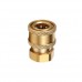 Фітинг БРС гідравлічний 1/4, ущільнення STD, для мийок високого тиску, латунь, 107380