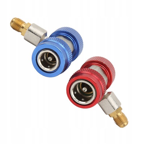 Комплект з 2х заправних муфт БРС R134a для автокондиціонерів, 107382