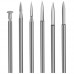 Набір фрез по дереву 6шт, хвостовик 2.35мм, для гравера, сталь у кейсі, 107452