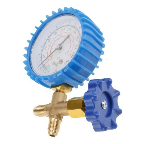 Колектор манометричний з вентилем 0-220psi для заправки фреону XWM-466, 107482