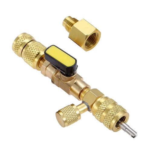 Вентиль для заміни золотників під тиском 1/4 та 5/16, 20 золотників, 10 ковпачків, 107490