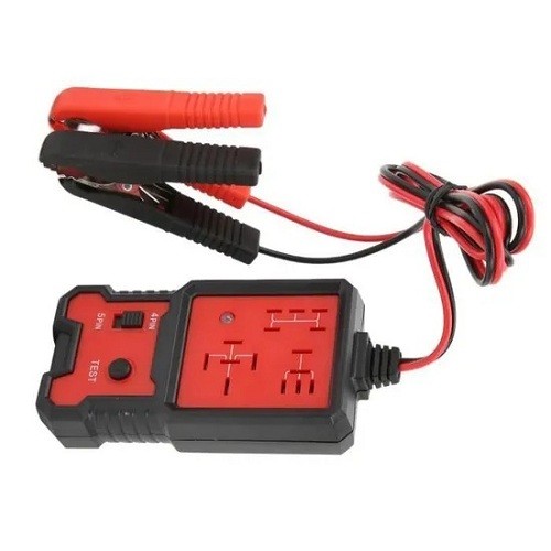 Тестер автомобільних реле електронний 12В 4пін 5пін з клемами живлення, 107575