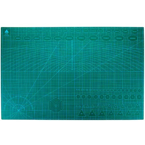Килимок двосторонній А1 3мм з розміткою для різання печвірка, Cutting mat, 106374