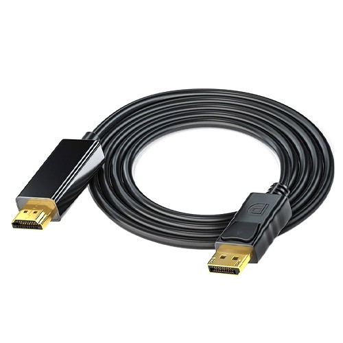 Кабель DisplayPort - HDMI 4K 30Гц 1.8м однонаправлений позолочений, 106348