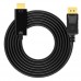 Кабель DisplayPort - HDMI 4K 30Гц 1.8м однонаправлений позолочений, 106348