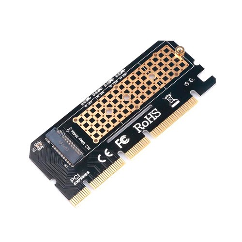 Адаптер M.2 SSD NVMe M-key до PCI-E 3.0 16x 8x 4x, 105867